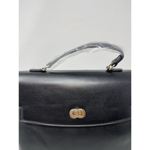 Cavalli Class Tatianal Large Top Handle Bag Black Dr. Bag Retail $118.00 - Picture 5 of 12